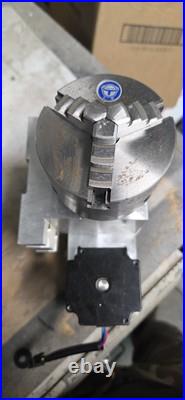 High Precision CNC Rotary Table with Stepper Motor High Precision CNC Rotary Table with Stepper Motor