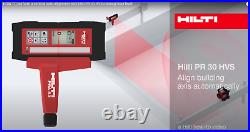 Hilti PR 30-HVS Horizontal Vertical Slope Rotating Rotary Laser Red+PRA30 Remote