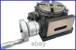 Horizontal Vertical 4II 110mm-MT2 Center Bore Rotary Milling Tables-USA FULFILL Horizontal Vertical 4II 110mm-MT2 Center Bore Rotary Milling Tables-USA FULFILL