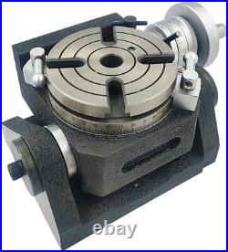 Horizontal Vertical 4II 110mm-MT2 Center Bore Rotary Milling Tables-USA FULFILL Horizontal Vertical 4II 110mm-MT2 Center Bore Rotary Milling Tables-USA FULFILL