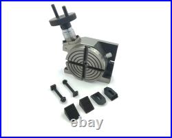 Horizontal Vertical 4 Inch II 100 mm Rotary Milling Indexing Table with M6 Horizontal Vertical 4 Inch II 100 mm Rotary Milling Indexing Table with M6