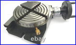Horizontal Vertical 4 Inch II 100 mm Rotary Milling Tables (4 Slots- Regular)