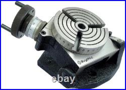 Horizontal Vertical 4 Inch II 100mm Milling Rotary Table-USA FULFILLED