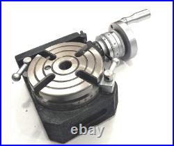Horizontal Vertical 4 Inch II 110 mm MT2 Center Bore Rotary Milling Tables