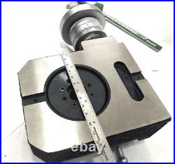 Horizontal Vertical 4 Inch II 110 mm MT2 Center Bore Rotary Milling Tables