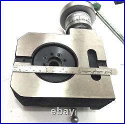 Horizontal Vertical 4 Inch II 110 mm MT2 Center Bore Rotary Milling Tables