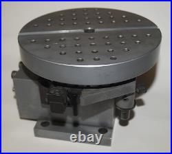 Horizontal Vertical 6-1/2 Rotary Table, Spin Index Whirley Gig Grinding Fixture
