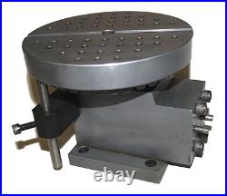 Horizontal Vertical 6-1/2 Rotary Table, Spin Index Whirley Gig Grinding Fixture