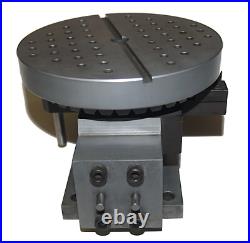 Horizontal Vertical 6-1/2 Rotary Table, Spin Index Whirley Gig Grinding Fixture