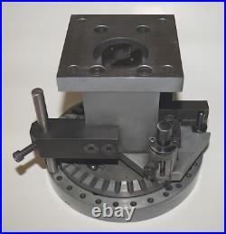 Horizontal Vertical 6-1/2 Rotary Table, Spin Index Whirley Gig Grinding Fixture