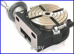 Horizontal Vertical HV6-4 slots Rotary Table 6 (150 mm) for Milling Machine