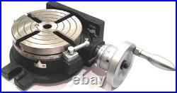 Horizontal Vertical HV6-4 slots Rotary Table 6 (150 mm) for Milling Machine