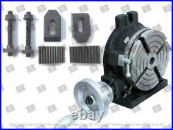 Horizontal Vertical HV6 Rotary Table 4 slot & M8 Clamp Kits-Milling Machine Tool Horizontal Vertical HV6 Rotary Table 4 slot & M8 Clamp Kits-Milling Machine Tool