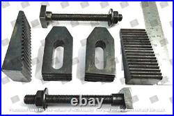 Horizontal Vertical HV6 Rotary Table 4 slot & M8 Clamp Kits-Milling Machine Tool Horizontal Vertical HV6 Rotary Table 4 slot & M8 Clamp Kits-Milling Machine Tool