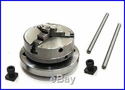 Horizontal Vertical Indexing 4100rotary Table+m6 Clamp+tailstock+65mm 3jaw Self