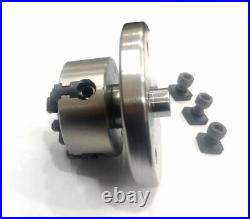 Horizontal Vertical Milling Indexing 4/100 Rotary Table 50 MM 4 Jaw Self Chuck