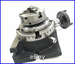 Horizontal Vertical Milling Indexing 4/100 Rotary Table 65 MM 3 Jaw Self Chuck