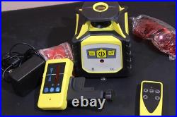 Horizontal Vertical Red Beam Rotary Laser Level with Receiver and Remote
