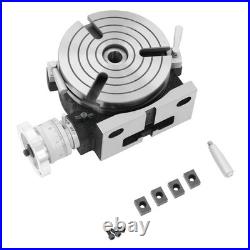 Horizontal Vertical Rotary Table, 3-Slot Rotary Table for Milling Machine