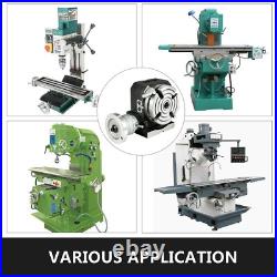 Horizontal Vertical Rotary Table 4/100mm 6/150mm 4-Slot With 3 Dividing Plates Horizontal Vertical Rotary Table 4/100mm 6/150mm 4-Slot With 3 Dividing Plates