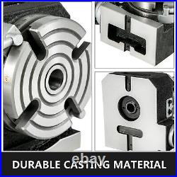 Horizontal Vertical Rotary Table 4/100mm 6/150mm 4-Slot With 3 Dividing Plates Horizontal Vertical Rotary Table 4/100mm 6/150mm 4-Slot With 3 Dividing Plates