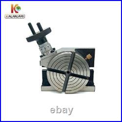 Horizontal Vertical Rotary Table 4 Inches (100MM) 4 Router Slots