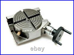 3 Inch Horizontal/Vertical Rotary Table With 65mm Chuck - Milling Machine Combo