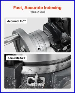 Horizontal Vertical Rotary Table 8 in Precision Milling Rotary Table