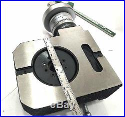 Hv4 110 MM Diameter Horizontal Vertical Rotary Table For Milling Machine