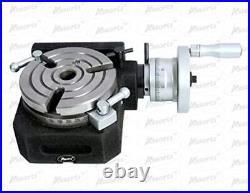 Hv4,110 MM Horizontal Vertical Rotary Table With Dividing Plate Set For Indexing