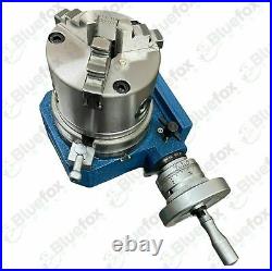Hv4 Rotary Table (3 Slots) 4/ 110mm With 100mm 3 Jaw Chuck