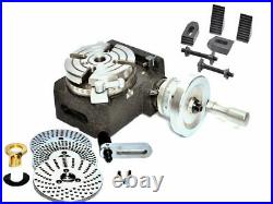 Hv4 Rotary Table(4 Slot) With Dividing Plate/indexing Plate & M8 Clamping Kit
