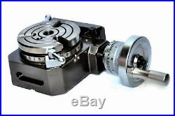 Hv4 Rotary Table With 80mm Self Centering Chuck & M8 Clamping Kit Set