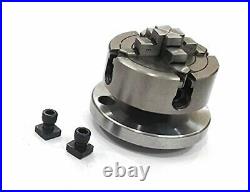 Hv 4rotary Table & M6 Clamp Kit & Tailstock(with 70 MM 4 Jaw Independent Chuck)