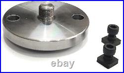 Hv Milling 4/ 100 Rotary Table & Small Chuck & Back Plate- (usa Fulfilled)
