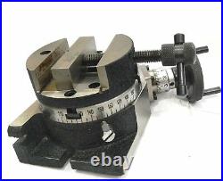 Indexing 4100 MM Rotary Table Horizontal Vertical+ T Nut Bolt+100 MM Round Vice
