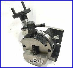 Indexing 4100 MM Rotary Table Horizontal Vertical+ T Nut Bolt+100 MM Round Vice