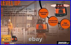 Johnson Level & Tool 40-6534 Horizontal & Vertical Rotary Laser Kit