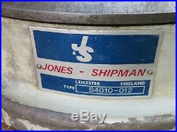Jones & Shipman S4010-012 12 Vertical Horizontal Indexed Rotary Table VGC