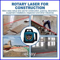 Laser Level 360° Rotary Self-Leveling Horizontal & Vertical 500M Red Beam