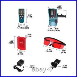 Laser Level 360° Rotary Self-Leveling Horizontal & Vertical 500M Red Beam