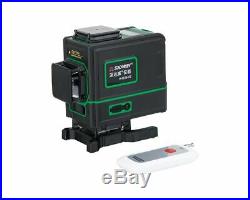 Laser Level 3D 12 Lines Green Self Leveling Horizontal Vertical 360 Rotary Line