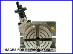 Lathe Milling Metal Adjustable Rotary Table 4 Inch Horizontal / Vertical Tool
