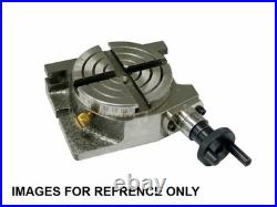 Lathe Milling Metal Adjustable Rotary Table 4 Inch Horizontal / Vertical Tool