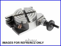 Lathe Milling Metal Adjustable Rotary Table 4 Inch Horizontal / Vertical Tool