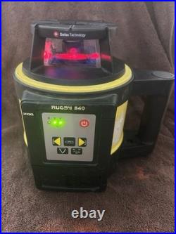 Leica Rugby 840 Grade/rotary Laser Horizontal vertical Laser, Cracked View Glass