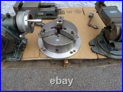 Lot Yuasa Super Accu-Dex Rotary Index 3-Way Angle Vise Heavy Duty Vise 10 Chuck
