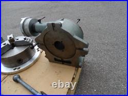 Lot Yuasa Super Accu-Dex Rotary Index 3-Way Angle Vise Heavy Duty Vise 10 Chuck