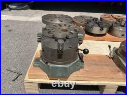 Lot of 5 Precision Machining Rotary Tables & Chucks & 4 Face Plates 320mm ts320A Lot of 5 Precision Machining Rotary Tables & Chucks & 4 Face Plates 320mm ts320A
