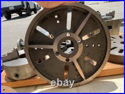 Lot of 5 Precision Machining Rotary Tables & Chucks & 4 Face Plates 320mm ts320A Lot of 5 Precision Machining Rotary Tables & Chucks & 4 Face Plates 320mm ts320A